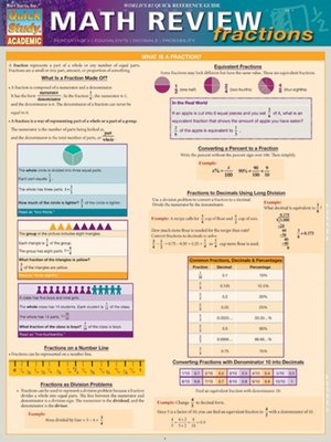 cover image of Math Review&#8212;Fractions